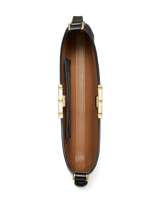 25FW 토리버치 엘레노어 슬림 숄더 백 164762001 Black - TORY BURCH