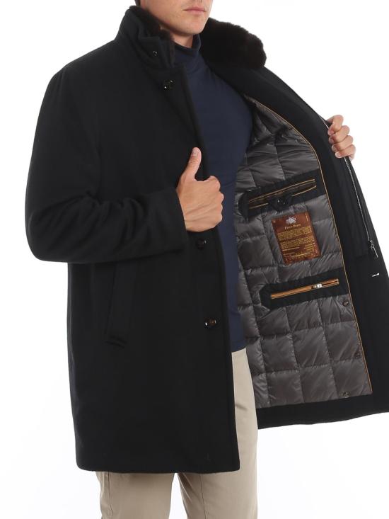  무레르 롱패딩 BONDFURLENAVY Dark Blue - MOORER