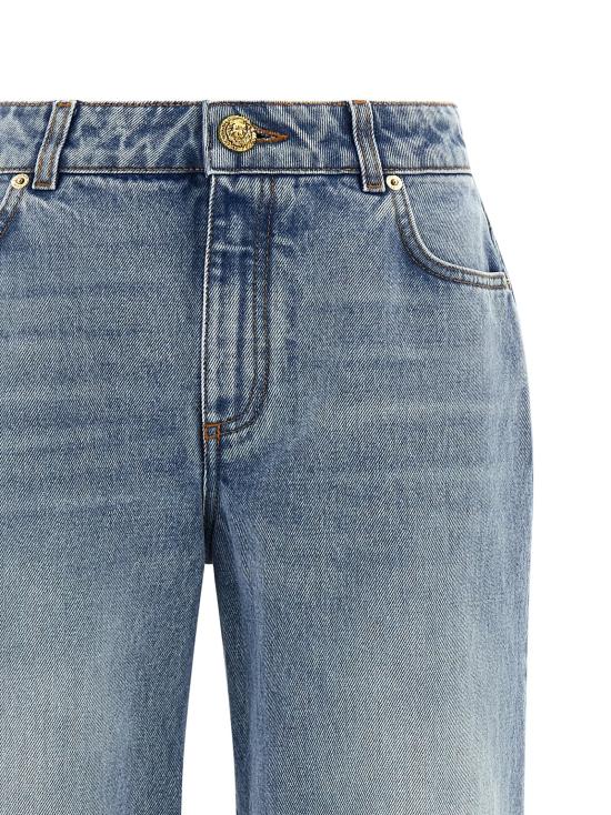 25FW 발망 데님 팬츠 FF0MI051DF976AW - BALMAIN