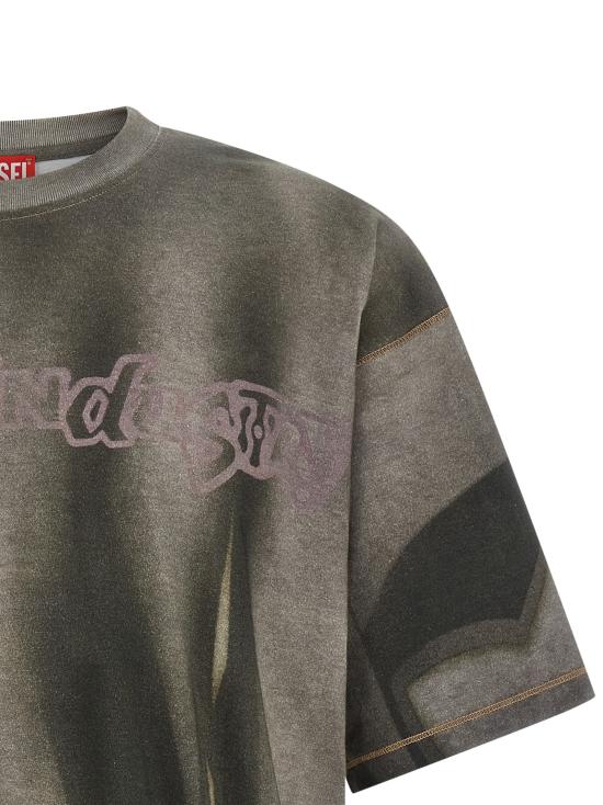 25FW 디젤 반팔 티셔츠 A216230BKBY98BA - DIESEL