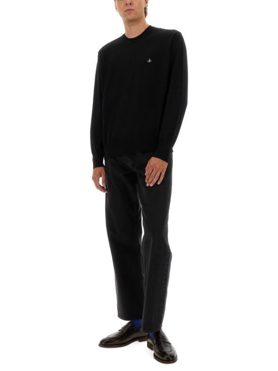 25FW 비비안웨스트우드 알렉스 니트 27010012 Y001VN401 Black - VIVIENNE WESTWOOD