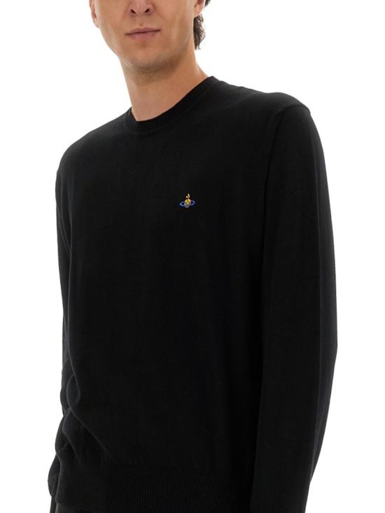 25FW 비비안웨스트우드 알렉스 니트 27010012 Y001VN401 Black - VIVIENNE WESTWOOD