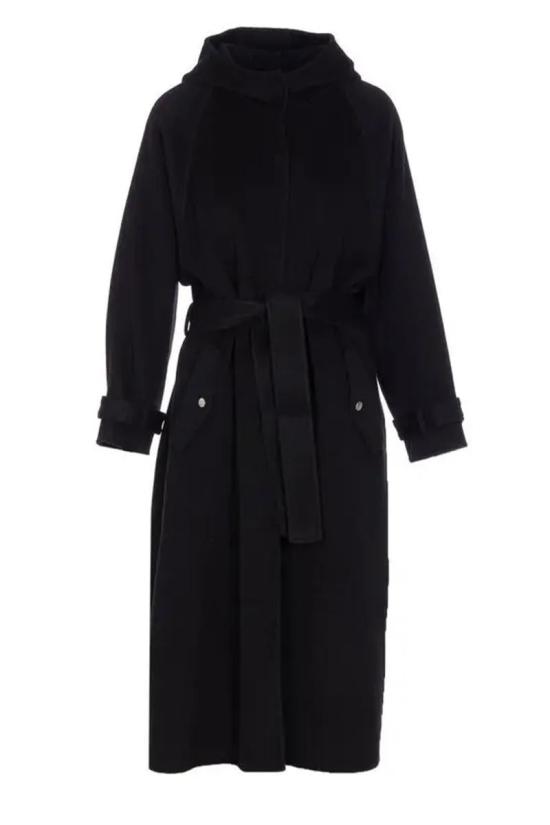 25FW 핑코 코트 105342A2XMZ99 Black