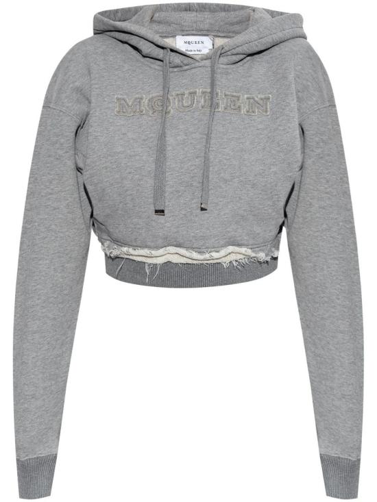 25SS 알렉산더 맥퀸 스웨터 815497QLAD81015 GREY - ALEXANDER MCQUEEN