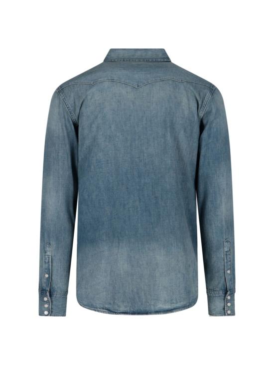 25FW 폴로 랄프로렌 웨스턴 레귤러핏 데님 셔츠 셔츠 710 703936001 Blue - POLO RALPH LAUREN