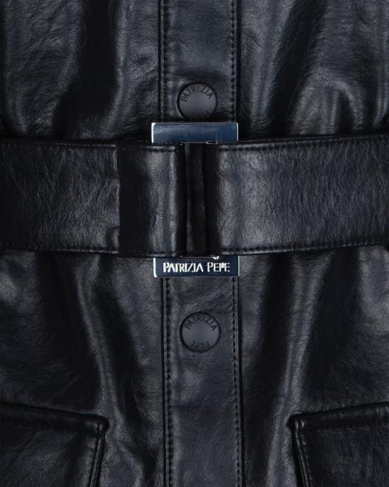 25FW 파트리지아페페 가죽 자켓 8O0200E070K103 Black - PATRIZIA PEPE