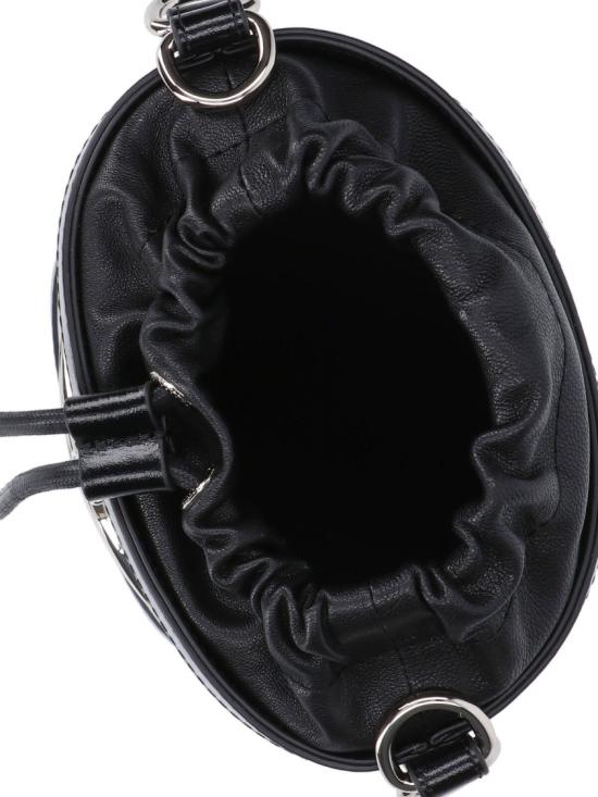 25FW 비비안웨스트우드 키티 스몰 버킷백 4C030009W L00BRN401 Black - VIVIENNE WESTWOOD