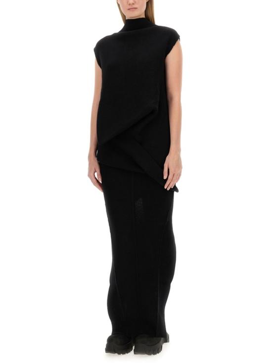  릭 오웬스 민소매 티셔츠 RP02D3681 CHWSR09 Black - RICK OWENS