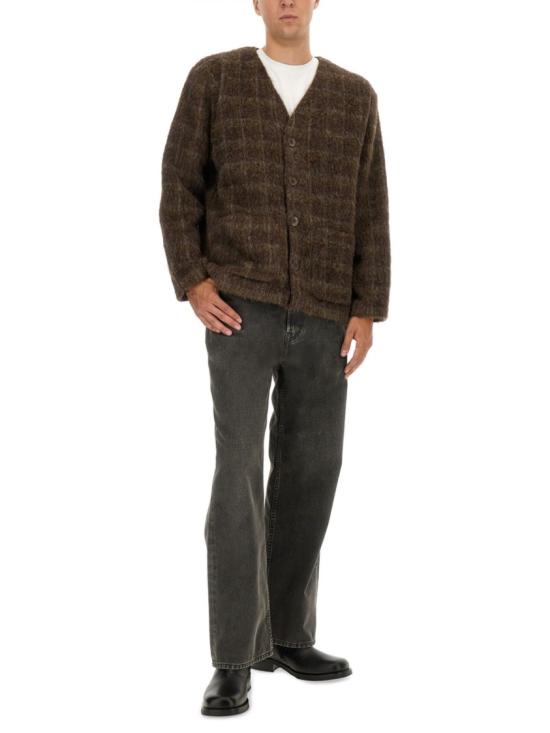  아워레가시 가디건 도르프 체크 헤어리 울 M4256CD DORFCHECKHAIRYWOOL Brown - OUR LEGACY