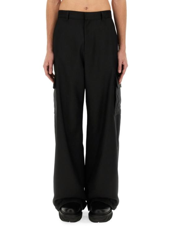  오프화이트 스트레이트 팬츠 OMCF037 C99FAB0021010 Black