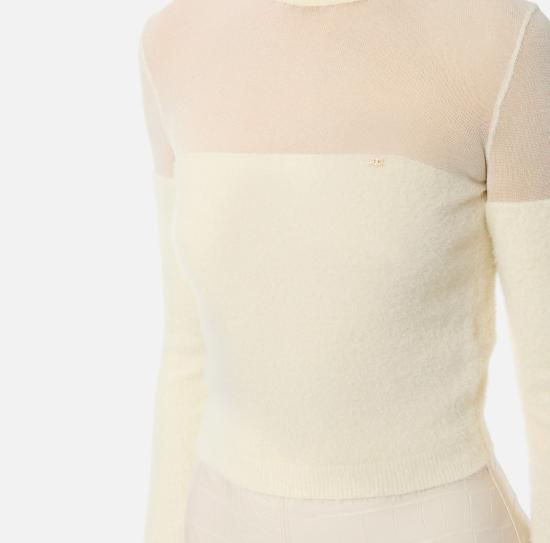 25FW 엘리자베타프랜치 터틀넥 MK54T57E2 DZ9 Milk - ELISABETTA FRANCHI