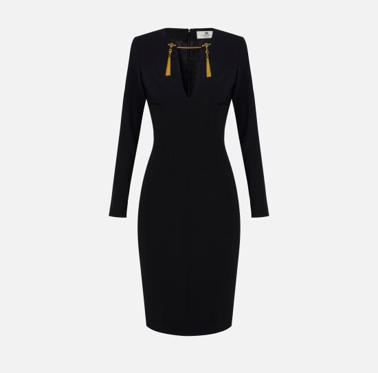 25FW 엘리자베타프랜치 미디 원피스 AB80557E2 110 Black