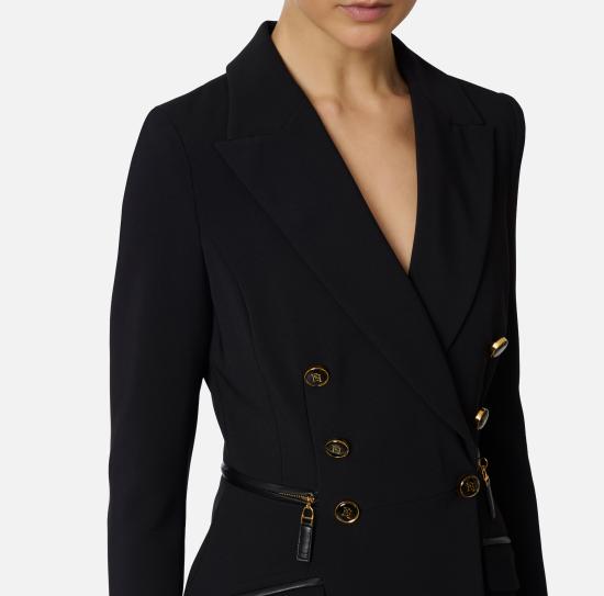 25FW 엘리자베타프랜치 수트 자켓 GI17256E2 110 Black - ELISABETTA FRANCHI