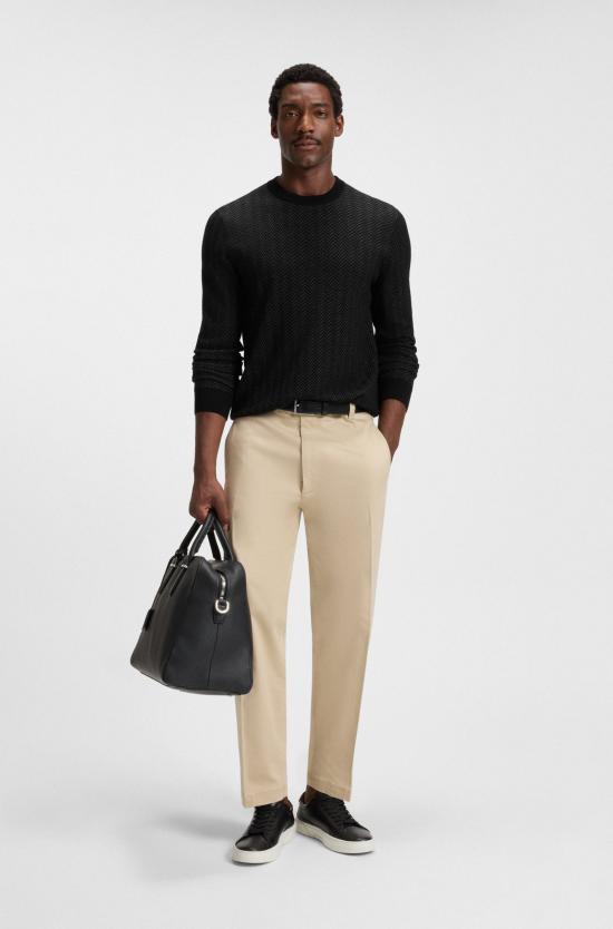 25FW 보스 스웨터 50549985 10274948 01 001 Black - BOSS