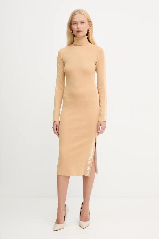 25FW 엘리자베타프랜치 미디 원피스 AM03S56E2 EG1 Honey avorio - ELISABETTA FRANCHI