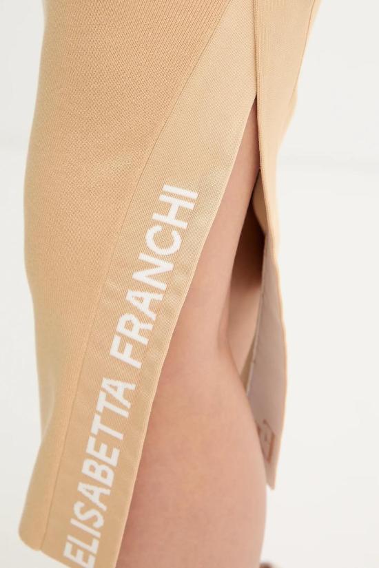 25FW 엘리자베타프랜치 미디 원피스 AM03S56E2 EG1 Honey avorio - ELISABETTA FRANCHI