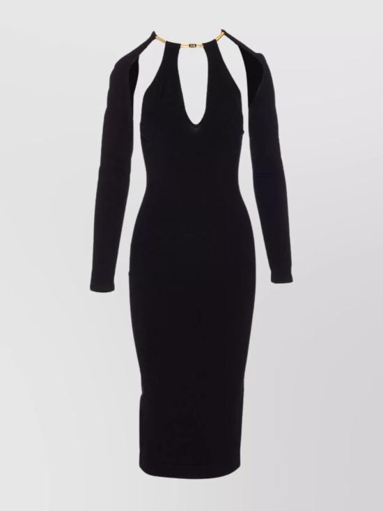 25FW 엘리자베타프랜치 미디 원피스 AM11S58E2 110 Black