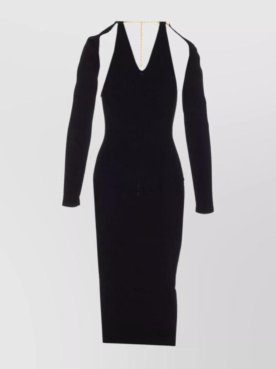 25FW 엘리자베타프랜치 미디 원피스 AM11S58E2 110 Black - ELISABETTA FRANCHI