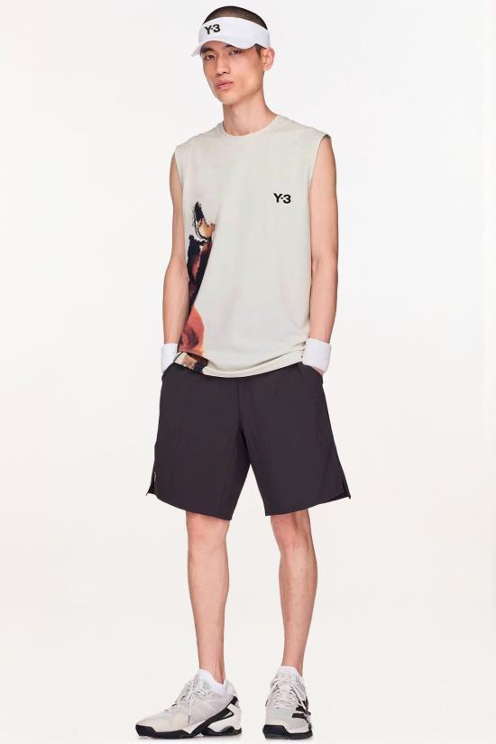 25FW 와이쓰리 민소매 티셔츠 JN3000 ORBGRY White - Y-3