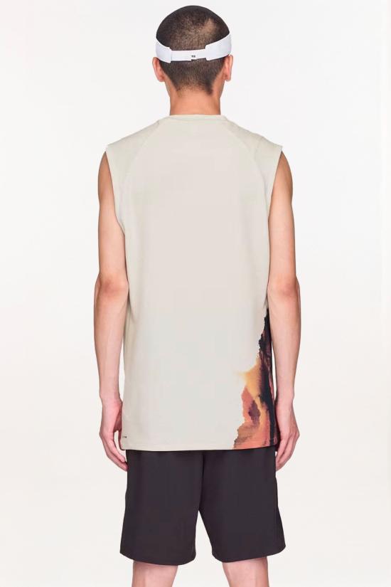 25FW 와이쓰리 민소매 티셔츠 JN3000 ORBGRY White - Y-3