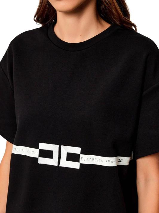 25FW 엘리자베타프랜치 스웨터 MA02256E2 110 Black - ELISABETTA FRANCHI