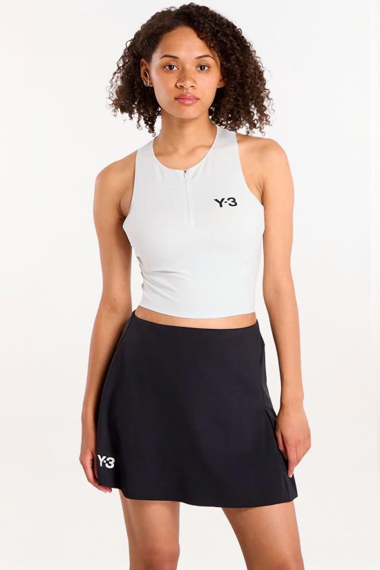 25FW 와이쓰리 민소매 티셔츠 JM1147 ORBGRY White