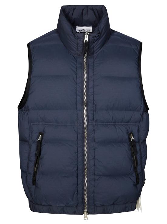 25FW 스톤 아일랜드 심리스 터널 나일론 다운-TC 다운 베스트 K2S15G100007S0028V0020 NAVY DOM