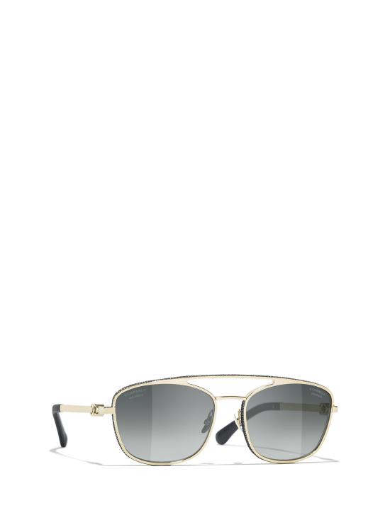 26FW 샤넬 선글라스 CH4290Q C395S8 PALE GOLD - CHANEL