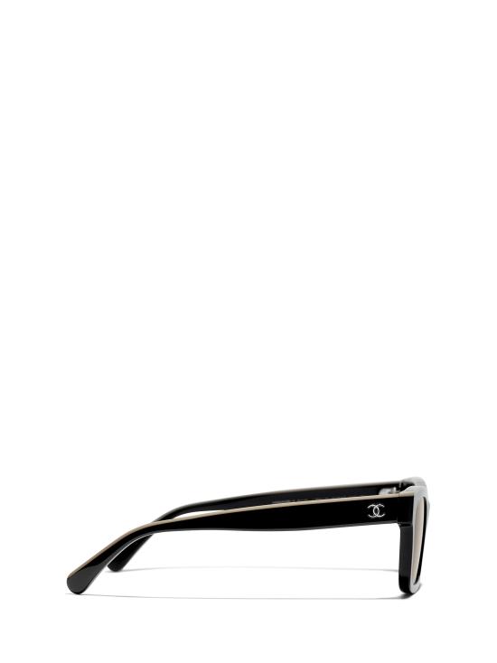 26FW 샤넬 선글라스 CH5417 C534 3 BLACK BEIGE - CHANEL