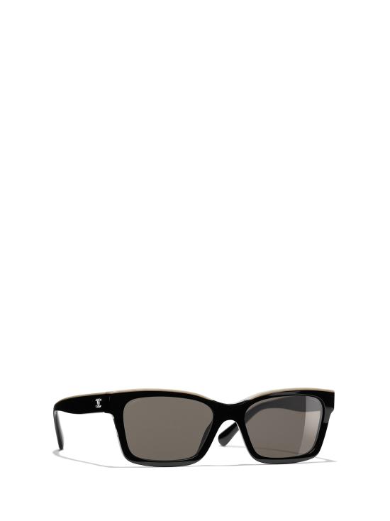 26FW 샤넬 선글라스 CH5417 C534 3 BLACK BEIGE - CHANEL