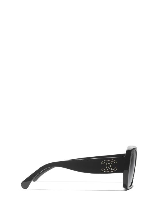 26FW 샤넬 선글라스 CH5541 C622T8 BLACK - CHANEL