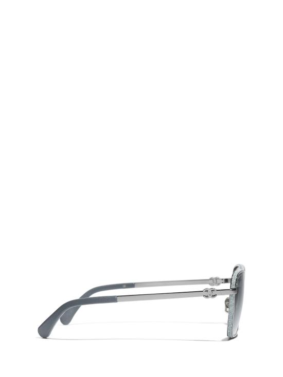 26FW 샤넬 선글라스 CH4289Q C10887 RUTHENIUM - CHANEL