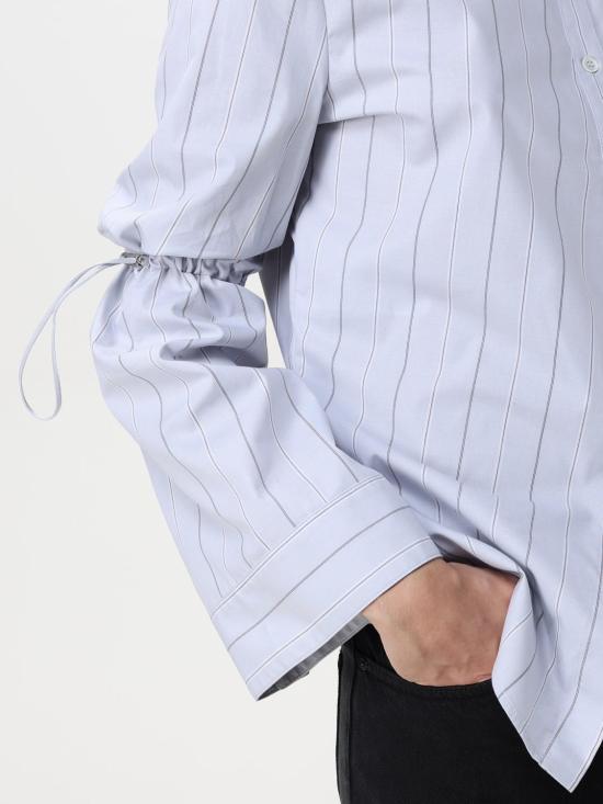 25FW 핑코 블라우스 104842A2FH IZZ Grey - PINKO