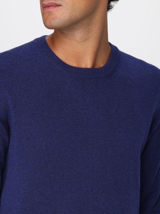 25FW 브루넬로 쿠치넬리 캐시미어 니트 M2200100 CQC24 Navy - BRUNELLO CUCINELLI