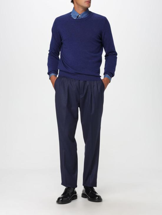 25FW 브루넬로 쿠치넬리 캐시미어 니트 M2200100 CQC24 Navy - BRUNELLO CUCINELLI