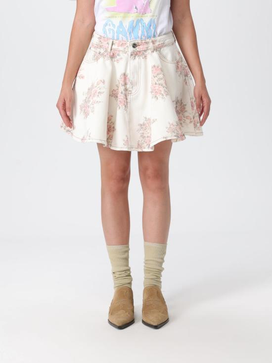 25FW 가니 숏 스커트 J1894 135 Grey