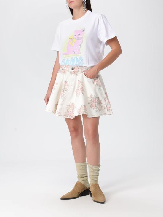 25FW 가니 숏 스커트 J1894 135 Grey - GANNI