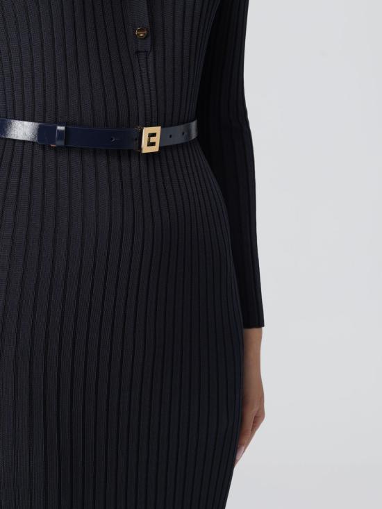 25FW 엘리자베타프랜치 롱 원피스 AM17S EA8 Blue - ELISABETTA FRANCHI