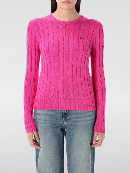 25FW 폴로 랄프로렌 스웨터 211891640 025 Fuchsia