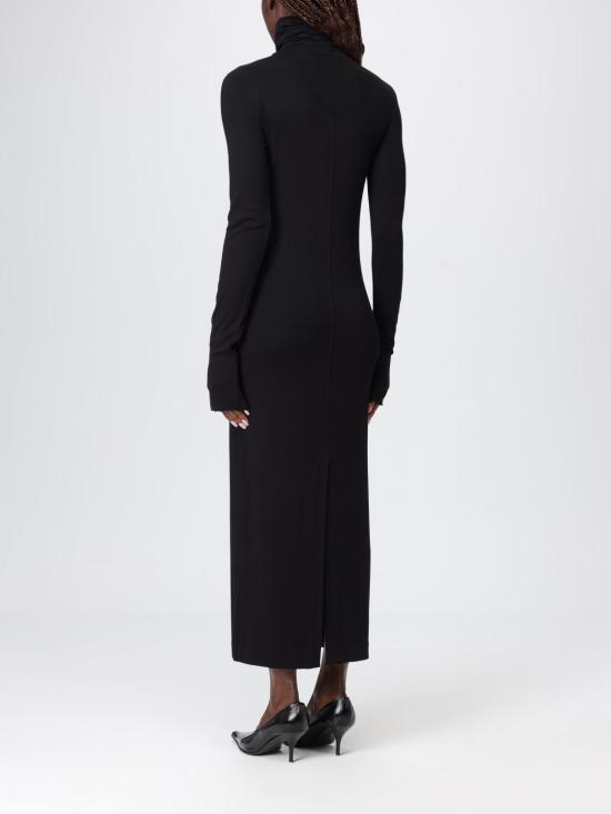 25FW 톰크롬 롱 원피스 WD53 11 Black - THOM KROM