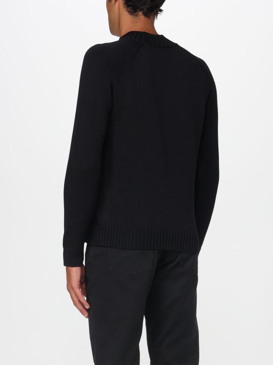 25FW 자노네 스웨터 810188ZR229 Z0015 Black - ZANONE