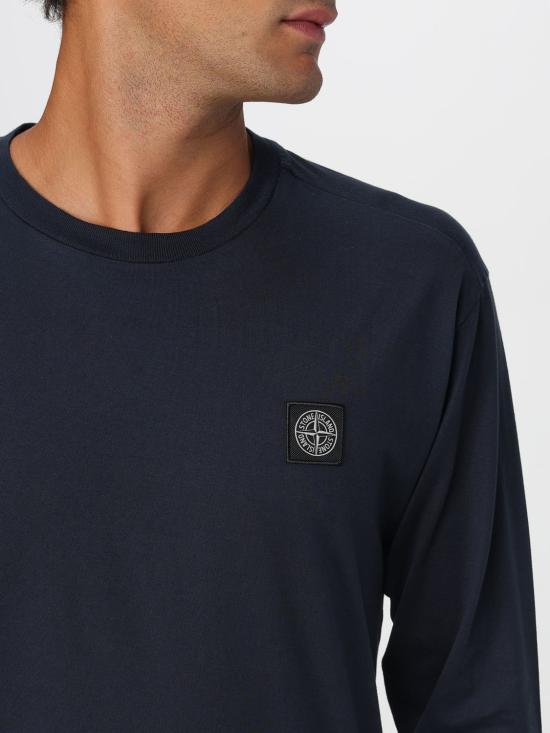 25FW 스톤 아일랜드 반팔 티셔츠 2100028S0013 V0020 Blue - STONE ISLAND