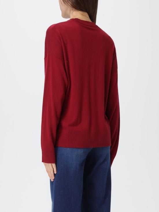 25FW 리우조 스웨터 MF5375MA16R 91650 Burgundy - LIU JO