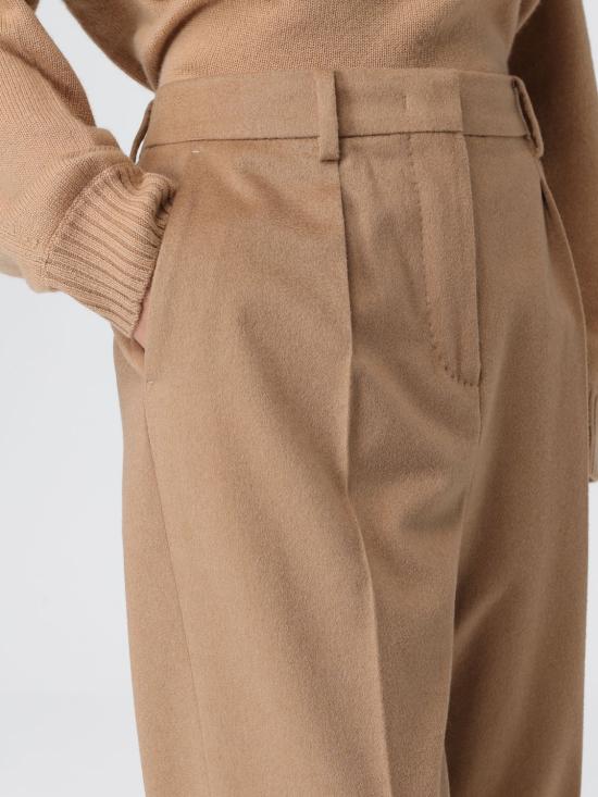 25FW 막스마라 스트레이트 팬츠 2521136072600 001 Camel - MAX MARA