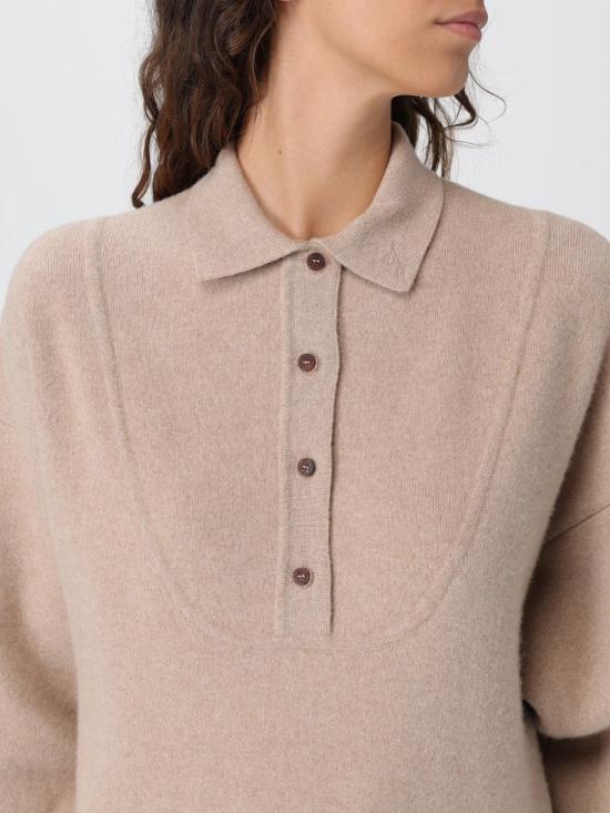 25FW 자크뮈스 폴로 티셔츠 SWW00623AK00276 150 Beige - JACQUEMUS