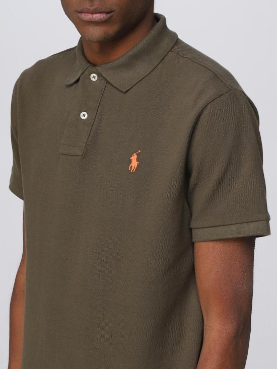 25FW 폴로 랄프로렌 폴로 티셔츠 710795080 017 Moss Green - POLO RALPH LAUREN