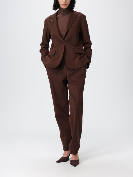 25FW 파비아나 필리피 스트레이트 팬츠 PAD215F366L521 1269 Brown - FABIANA FILIPPI