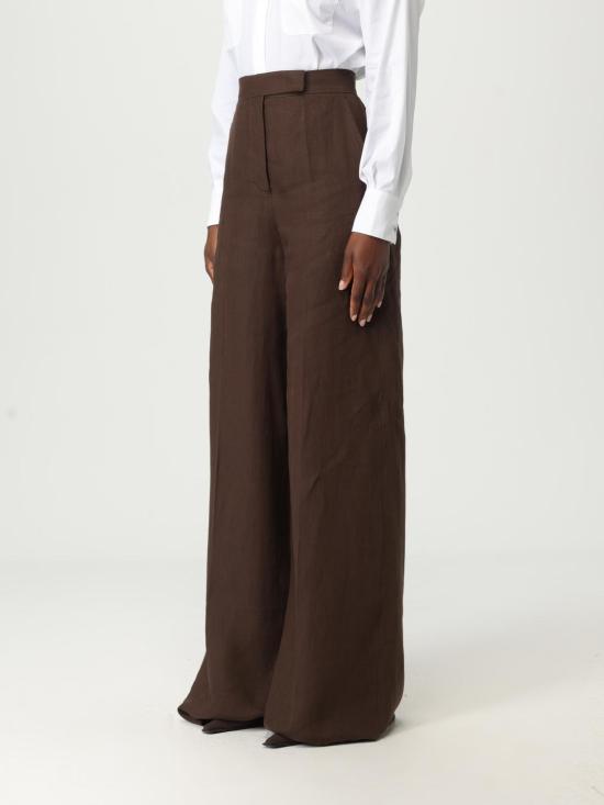 25FW 막스마라 팔라초 팬츠 2511131092600 002 Brown - MAX MARA