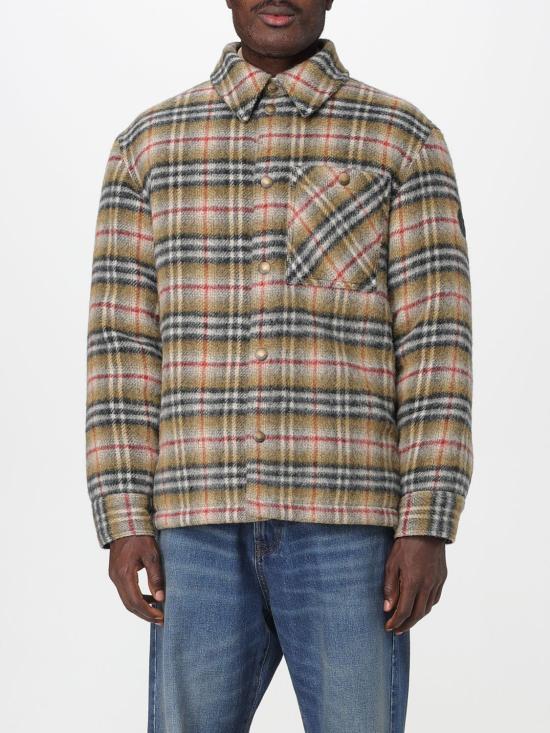 25FW 버버리 체크 울 오버셔츠 8110913 Beige