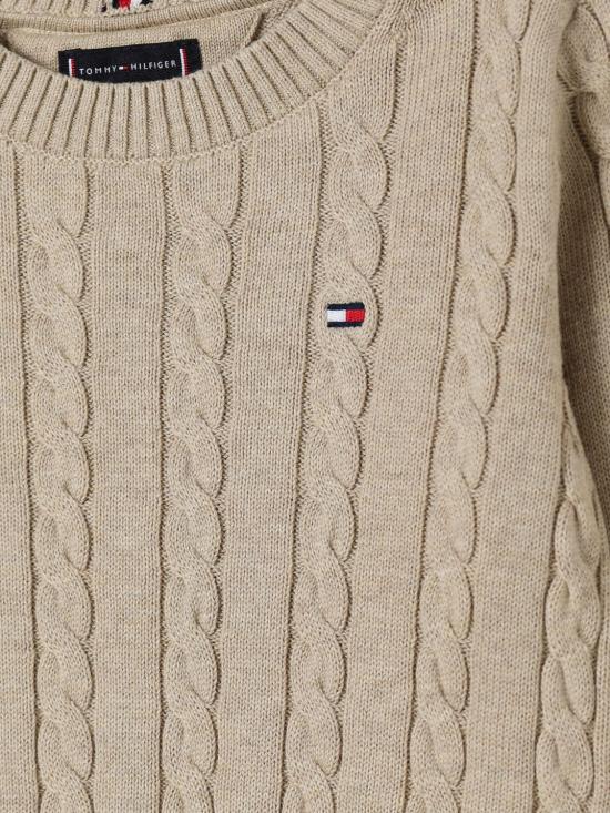 25FW [키즈] 타미힐피거 풀오버 KB0KB09753 GUQ Beige - TOMMY HILFIGER